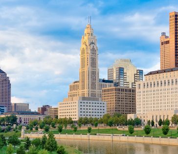 skyline view of Columbus